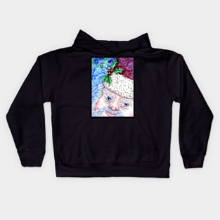 Santa and the Northern Lights Kids Hoodie